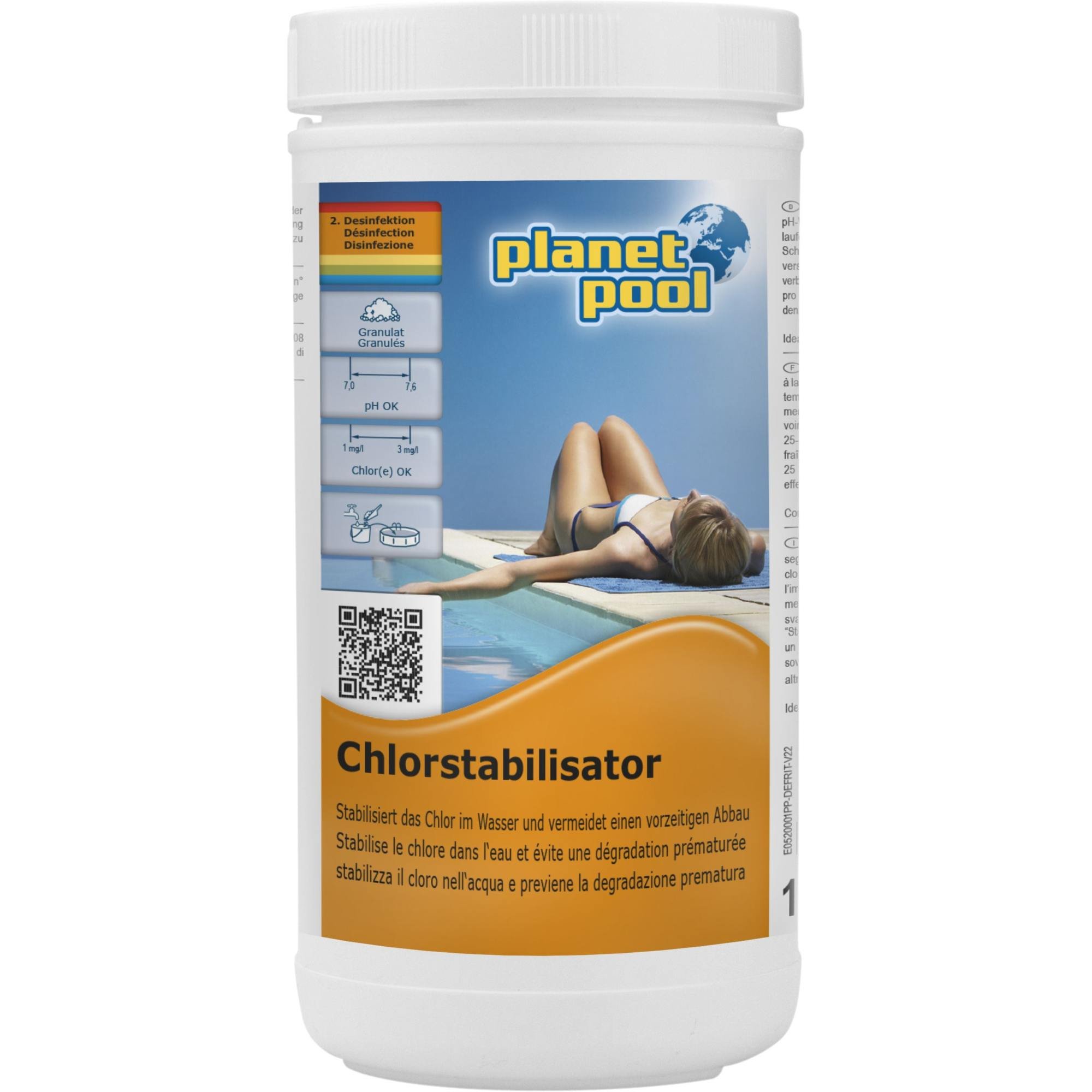 Planet Pool - Chemoclor Stabilisator 1 kg Planet Pool